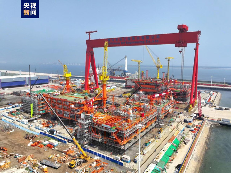 我國(guó)首個(gè)海洋油氣裝備制造“智能工廠”上新